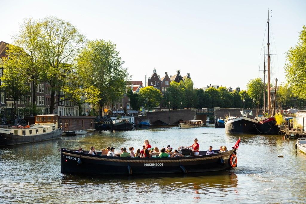 Luxury open boat